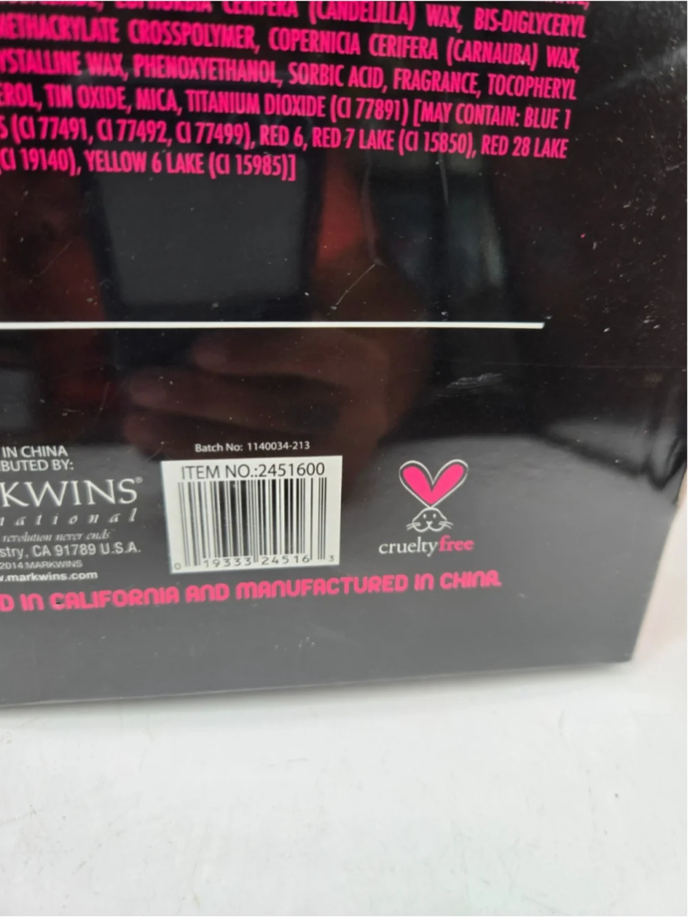 New Markwins Flashmob Urban Lights 6pc Lip Crayon Set Vibrant Colors